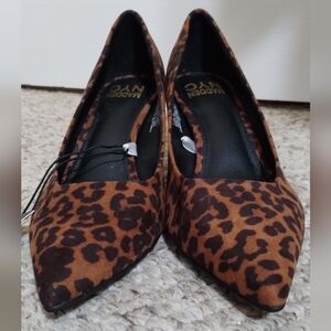 NWT Madden NYC Women's Leopard Print Heels Size 8